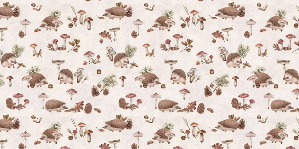 Happy Hedgehog - White - 120
