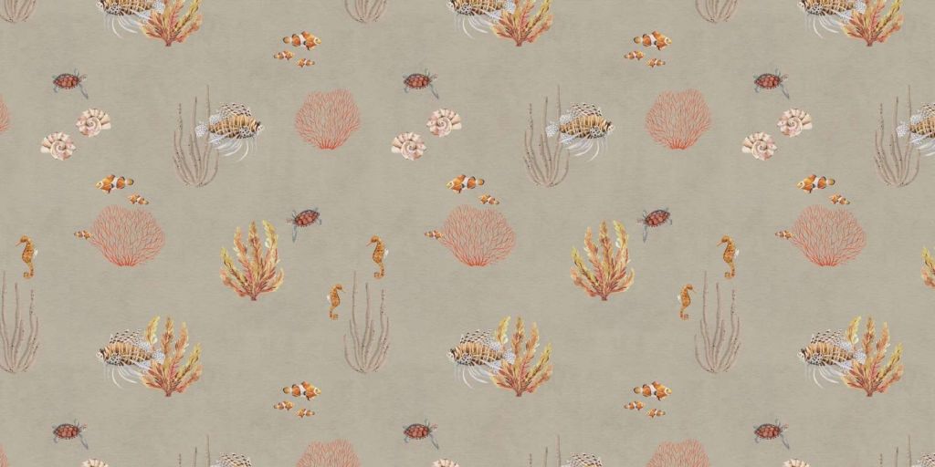 Coral Garden - Brown - 120