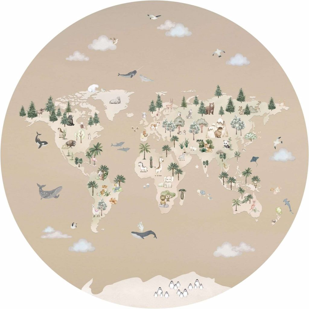 Animal Atlas - Brown - Circle