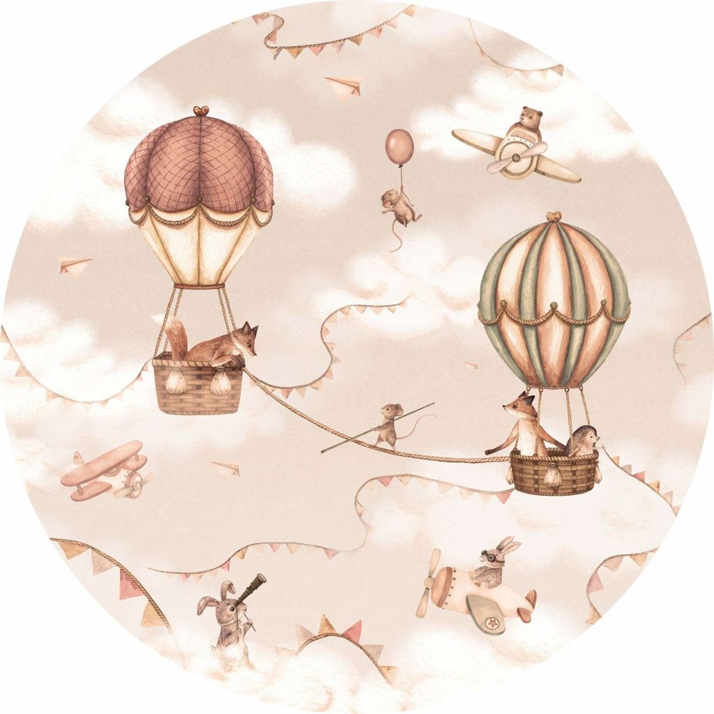 Aviation Adventure - Mono - Circle