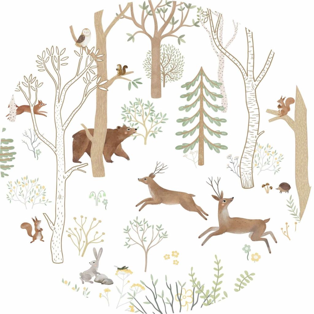 Frisky Forest - Green - Circle