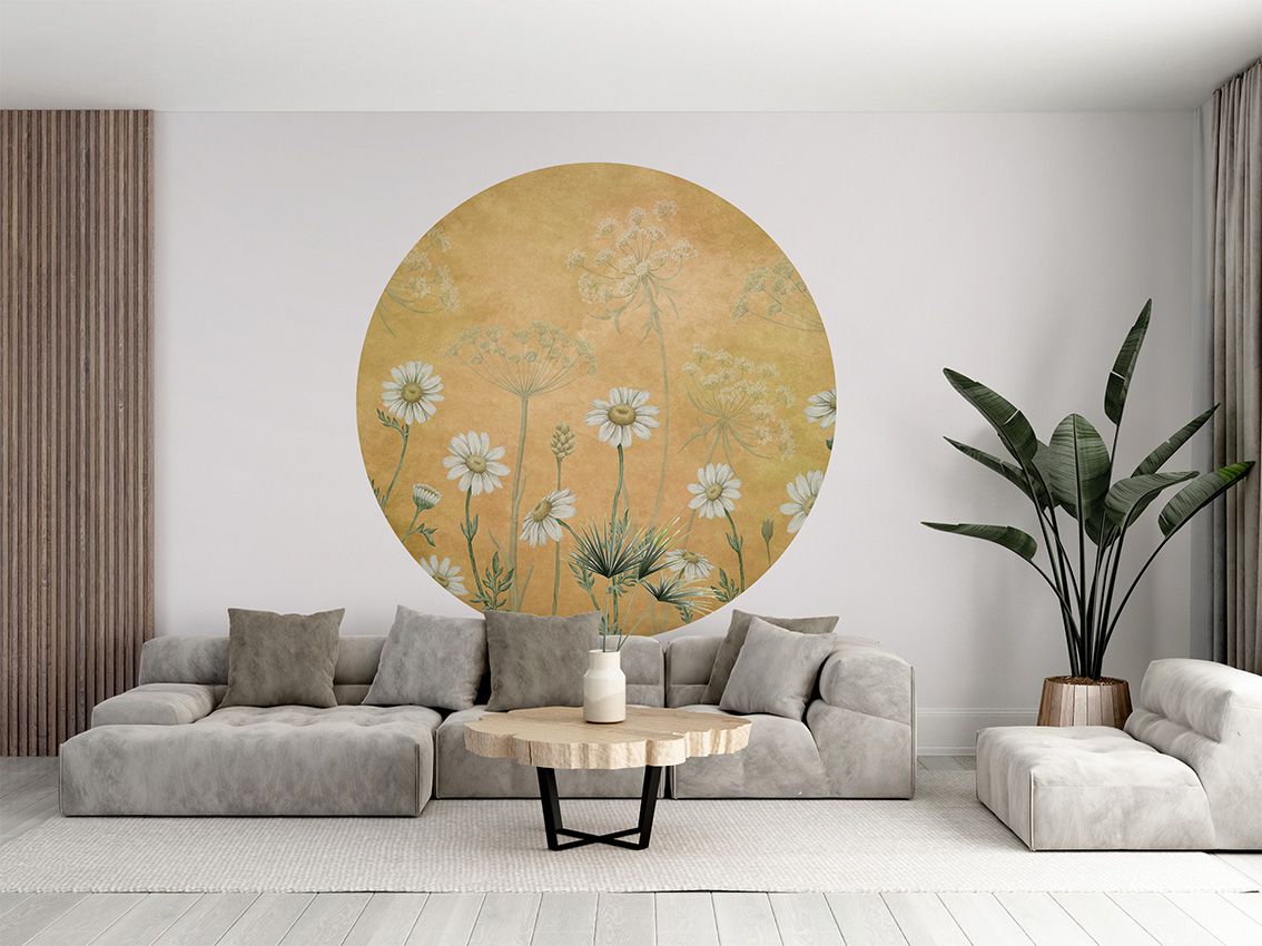 Dazzling Daisies - Yellow - Circle