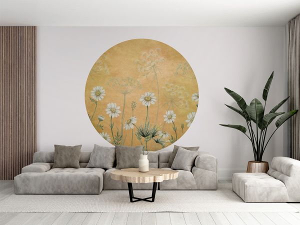 Dazzling Daisies - Yellow - Circle
