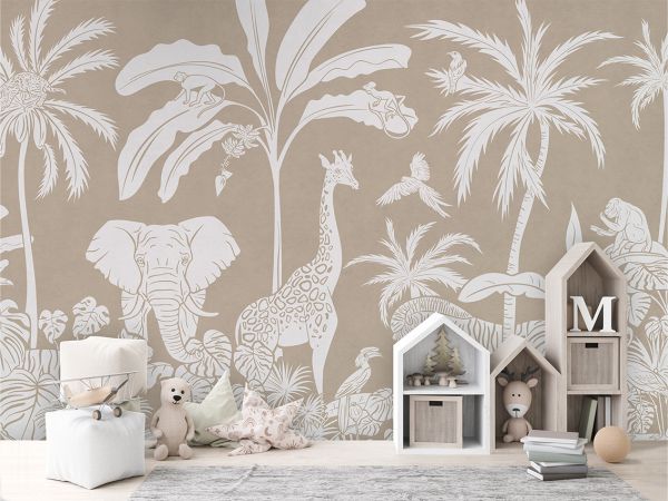 Monochrome Jungle - Brown