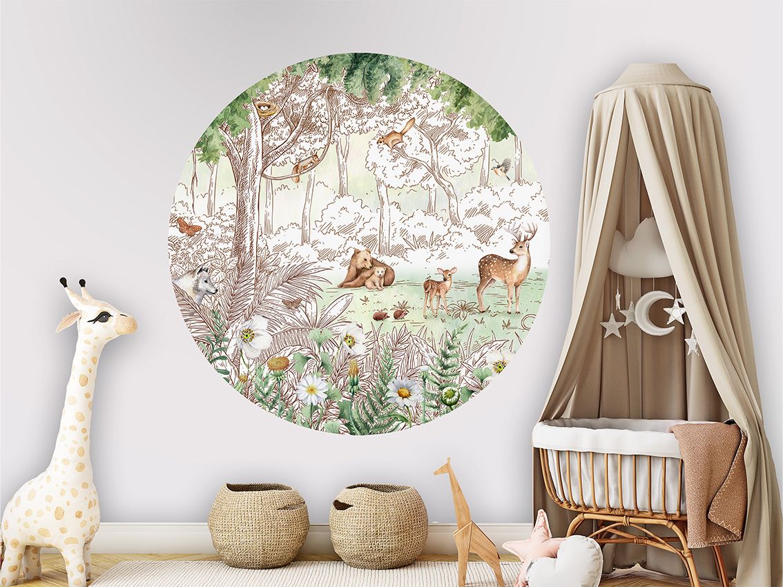 Forest Friends - Spring - Circle