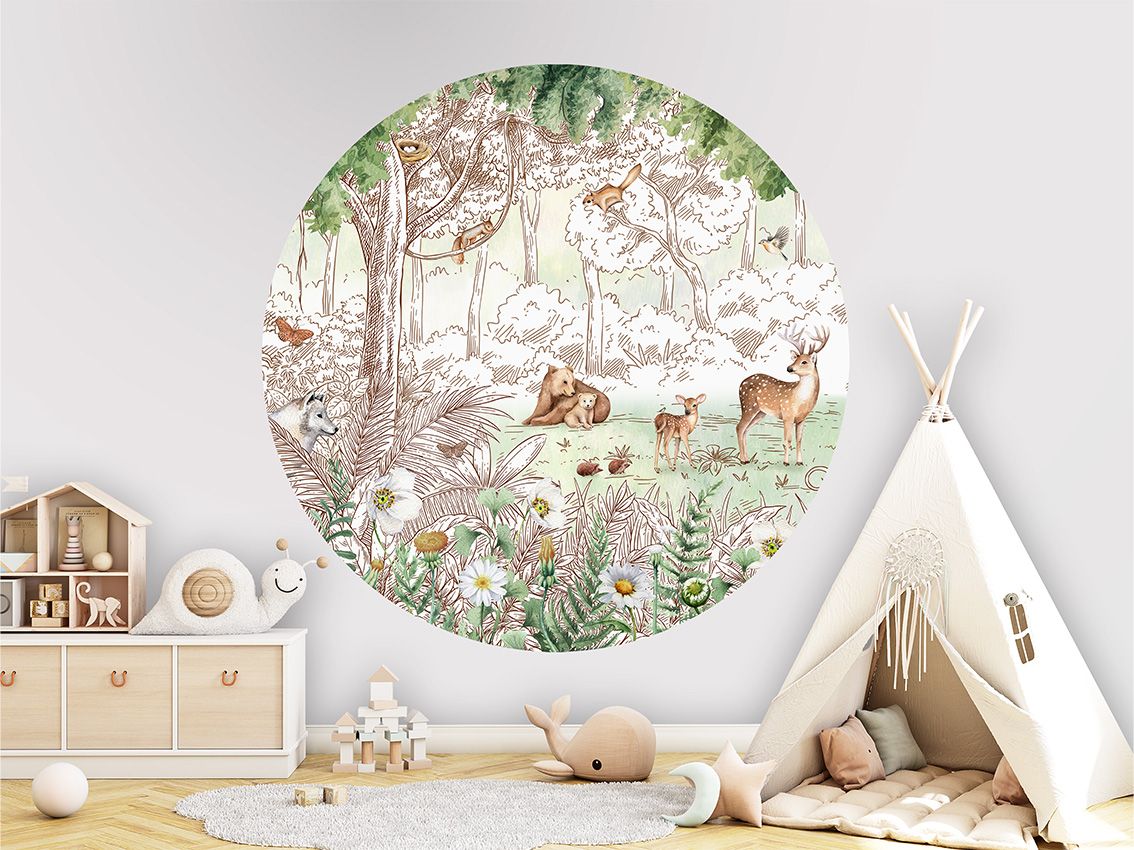 Forest Friends - Spring - Circle