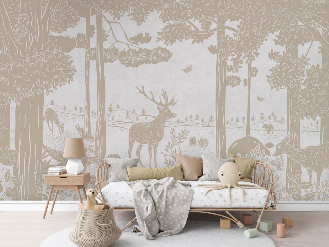 Monochrome Forest - White Vintage