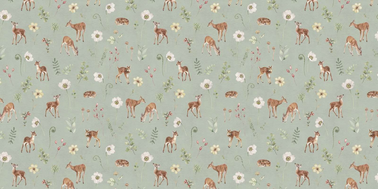 Dancing Deer - Green - 120