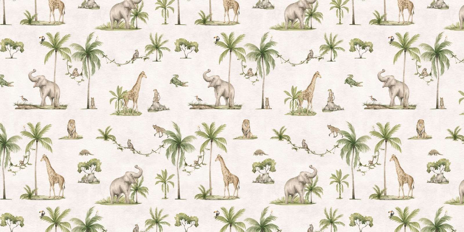 Joyful Jungle - White - 120