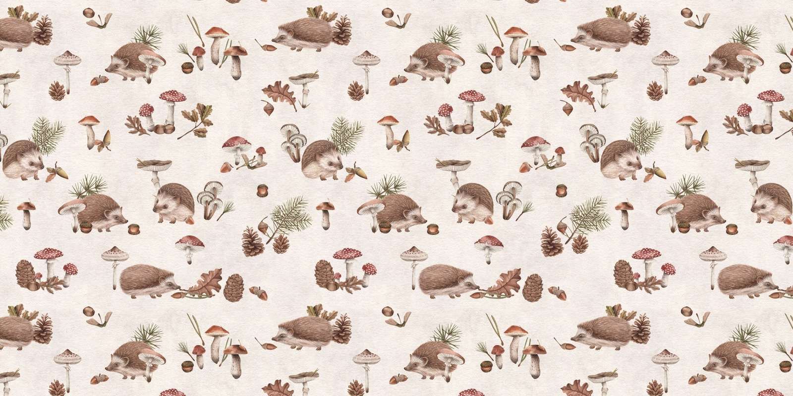Happy Hedgehog - White - 120