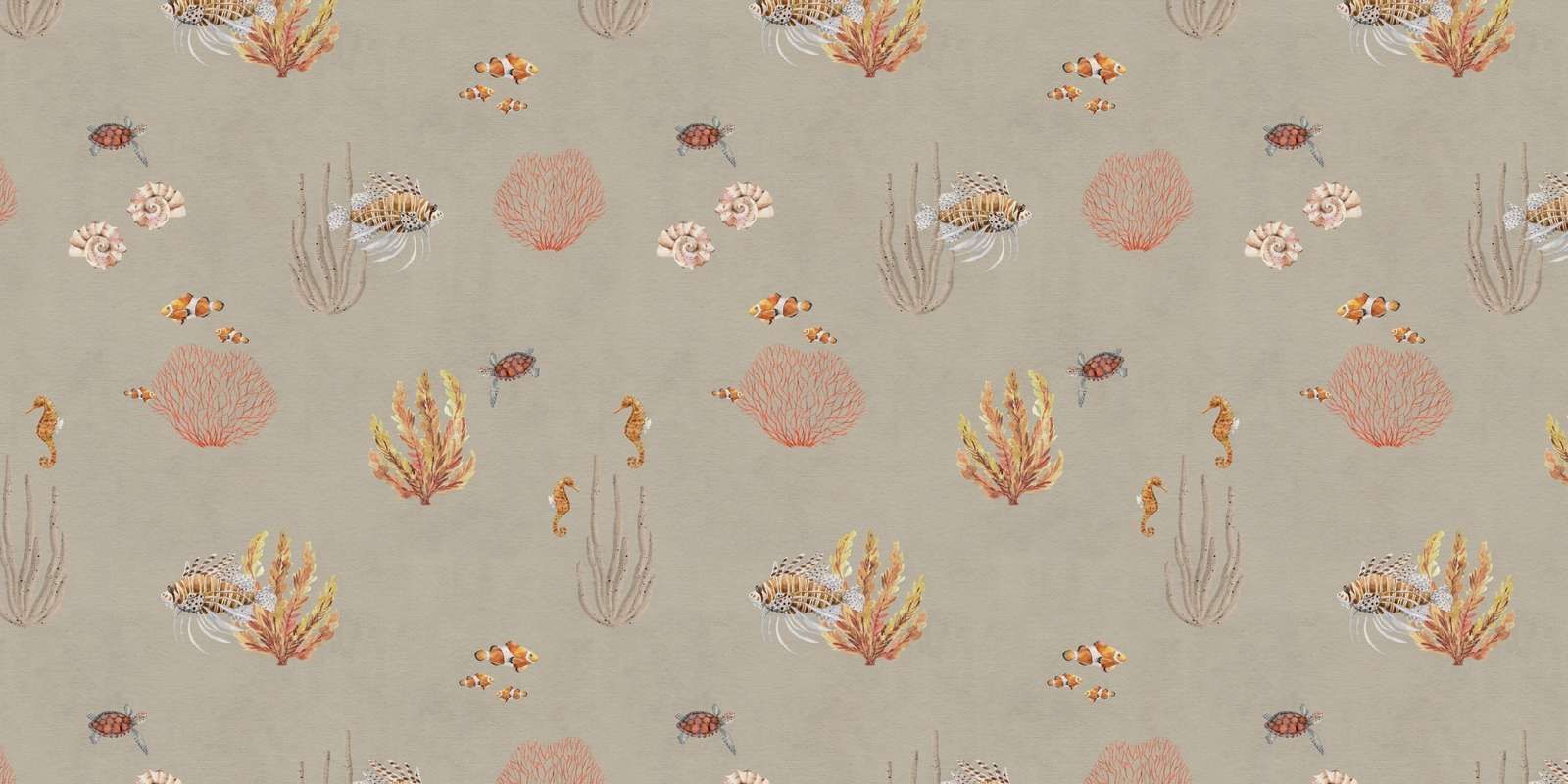 Coral Garden - Brown - 120