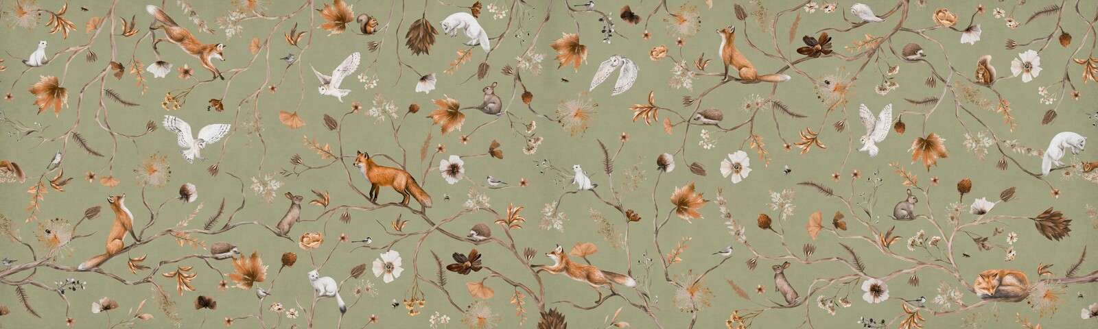 Playful Forest - Green - Panorama